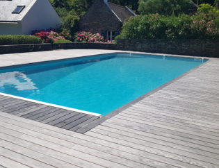 Rénovation piscine extérieure Auray / Belle île en Mer