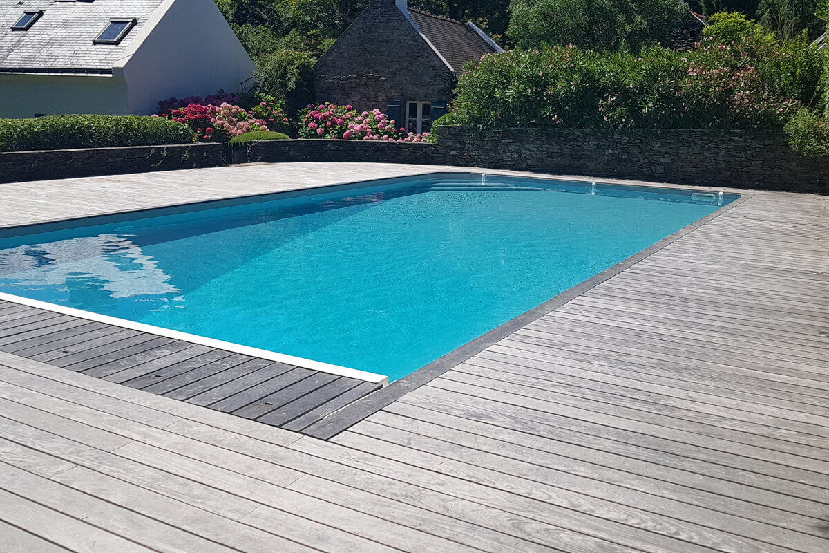 Rénovation piscine extérieure Auray / Belle île en Mer