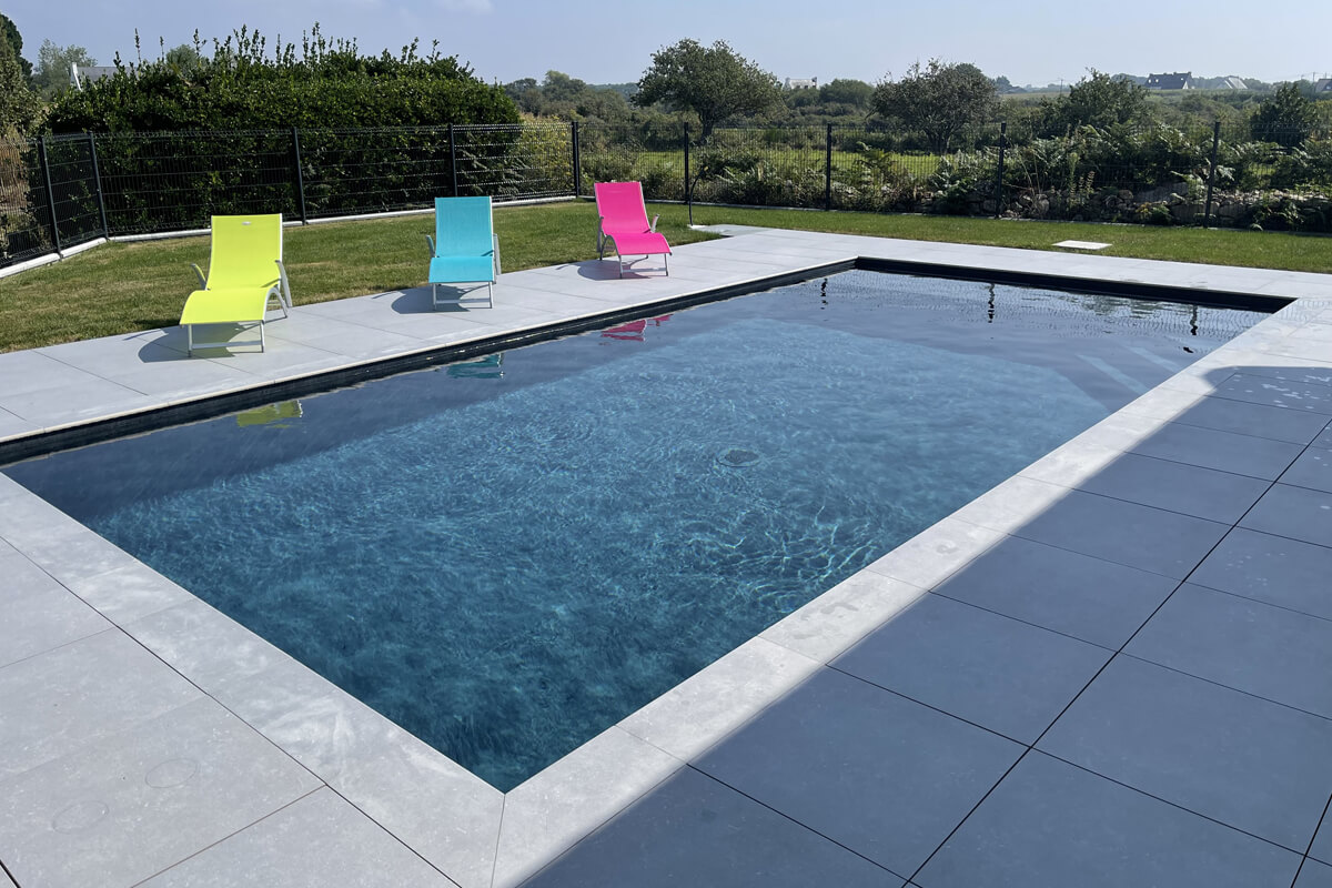 Construction d'une piscine à Plouharnel près d'Auray